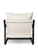 Style In Form SIF Finn Sling Chair Black Frame / Cream FIN-004