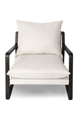 Style In Form SIF Finn Sling Chair Black Frame / Cream FIN-004