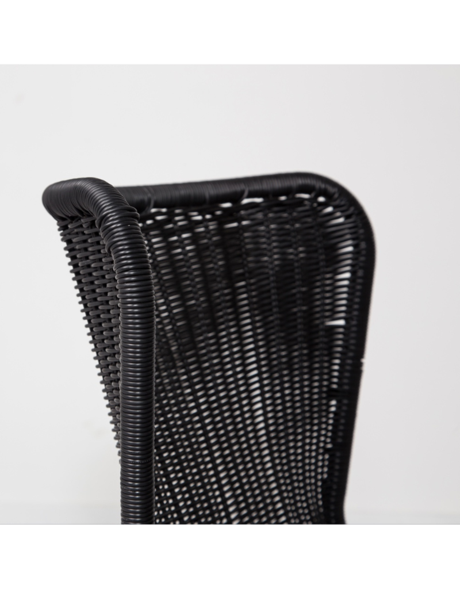 Style In Form SIF Calabria Wave Dining Chair Black CAL-014