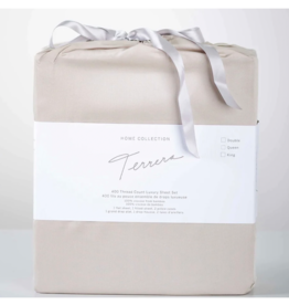 Sheets Set Terrera Bamboo King Taupe