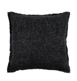Indaba Cushions Indaba Selena Linen Black 20 x 20 1-2879-C