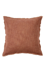 Indaba Cushions Indaba Selena Linen Brick 20 x 20 1-3196-C