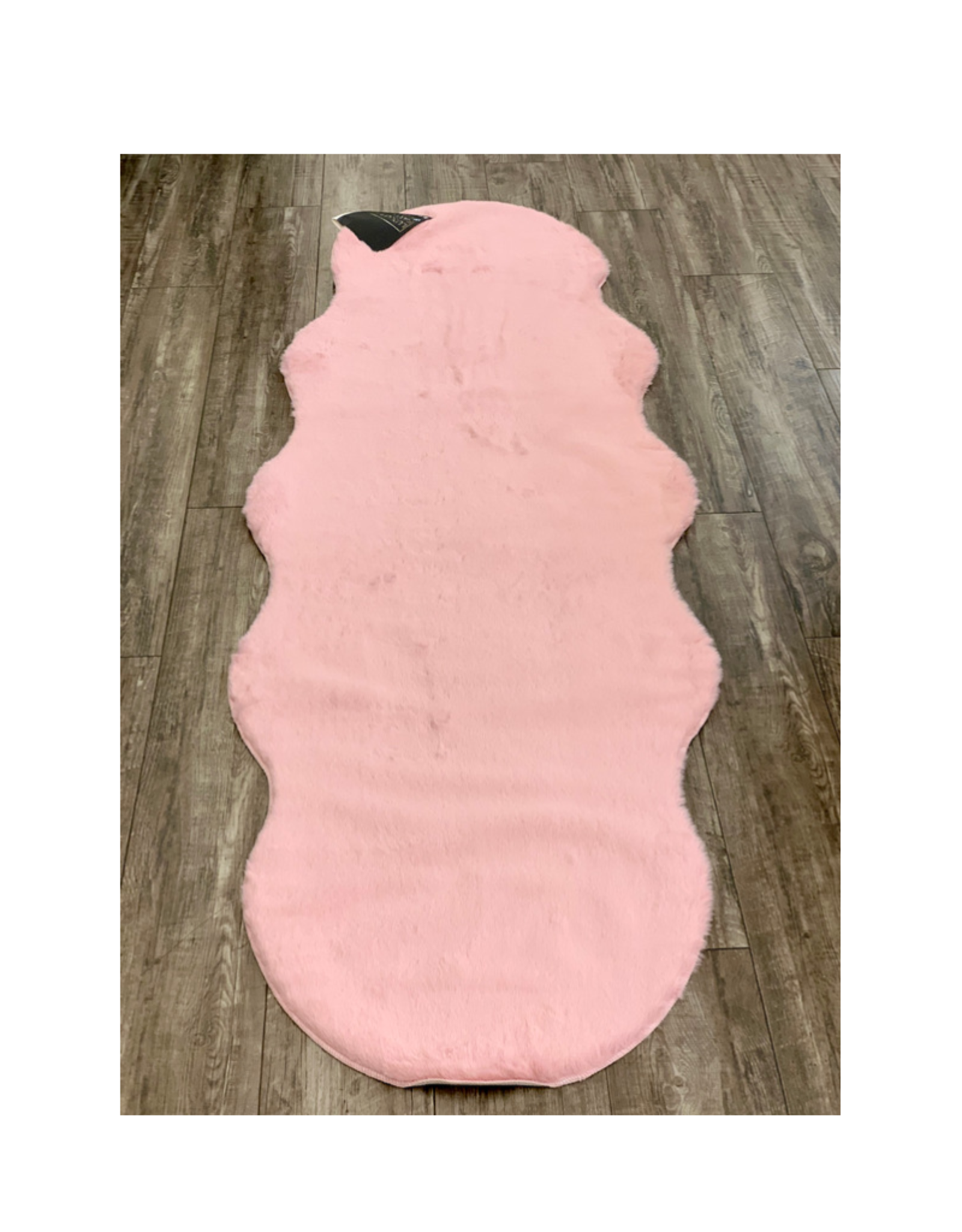 Rugs Viana Faux Rabbit Fur Pink 2 x 6 FRF-26-202PNK