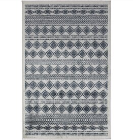 Rugs Avocado Artificial Silk 2'4 x 3'7 Matrix Ivory/Blue