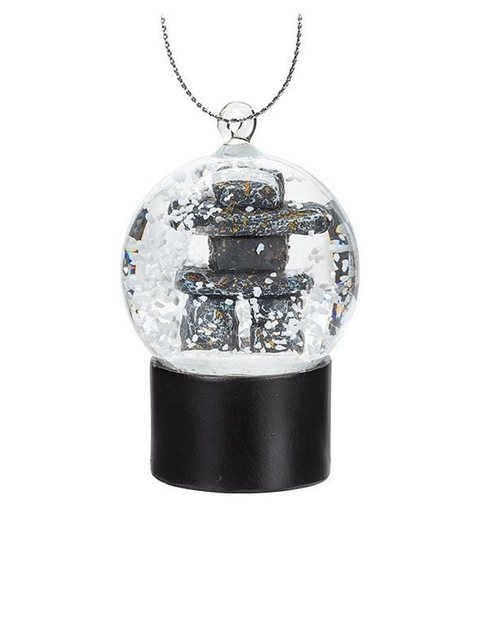 Xmas Abbott Inukshuk Snow Globe