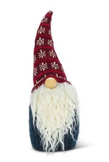 Xmas Abbott Red Hat Gnome Lg 27-NISSE-105