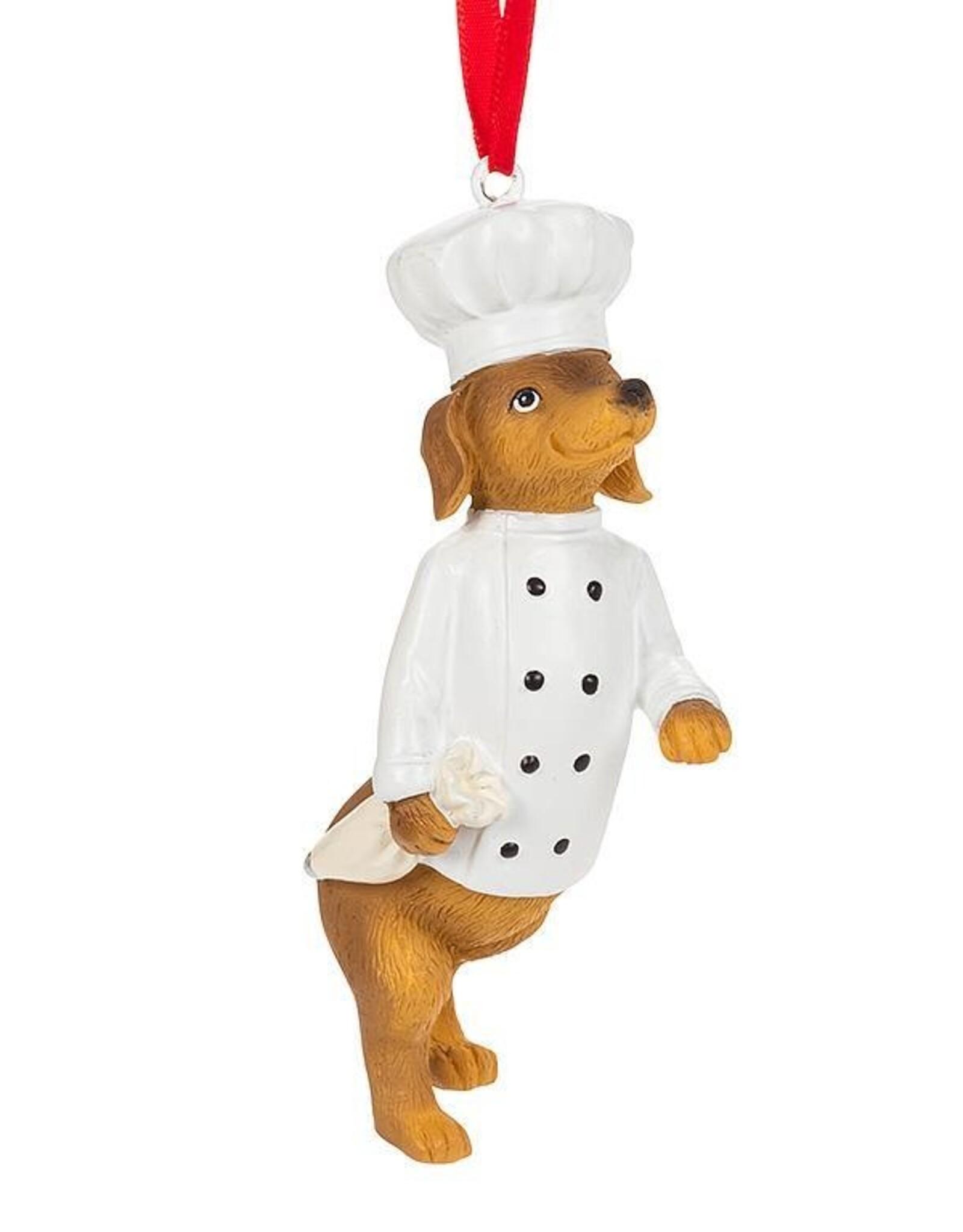 Xmas Abbott Ornament Chef Dog