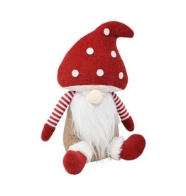 Nostalgia Xmas Nostalgia Gnome Mushroom 20 x 13 x 28cm 839-019