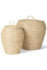 Mercana Basket Mercana Kalopa w/Flat Handled Lid SM