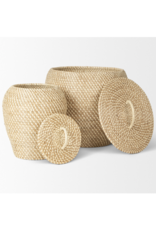 Mercana Basket Mercana Kalopa w/Flat Handled Lid SM