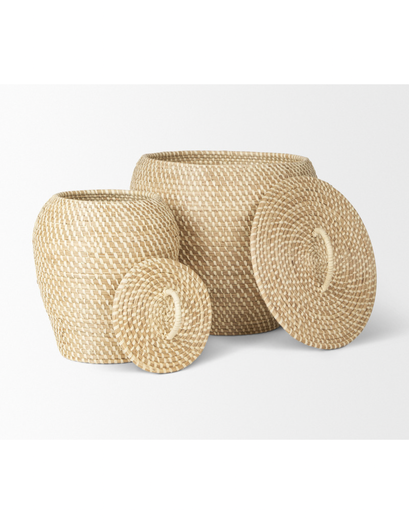 Mercana Basket Mercana Kalopa w/Flat Handled Lid SM