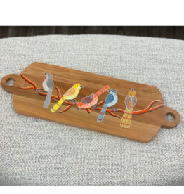 Tray Ganz Handpainted Birds CB179253