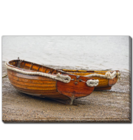 Streamline Art Two Wooden Boats 30 x 45 D3545–3045