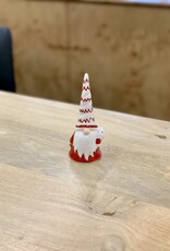 Xmas CT Gnome w/Red Tall Hat 4.5” H3386