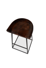 Moes Home Collection Moes Jackman Counter Stool UH-1010-20 Dark Brown