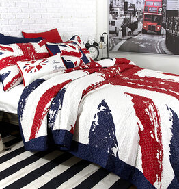 Alamode Home Quilt Sets RJS Union Jack Queen