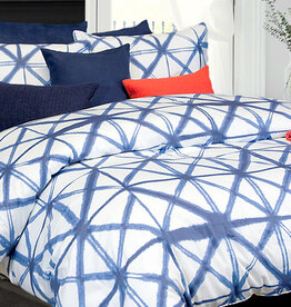 Alamode Home Duvet Cover RJS Shibori White King w / shams**