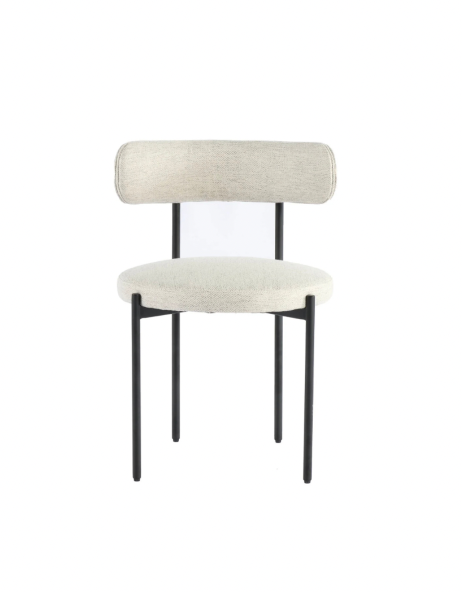 LH Imports LH Cleo Dining Chair Macadamia Travertine SNH-78-MT