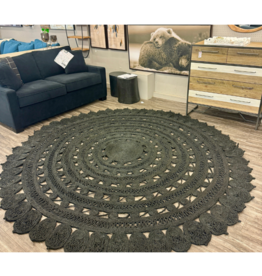 Style In Form Rugs SIF Dandelion 9ft Round Black RIN-004**