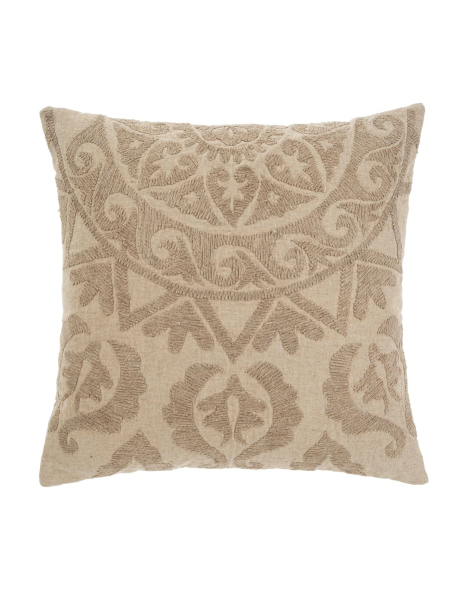 Indaba Cushions Indaba Lina Linen Suzani 20 x 20 1-2075