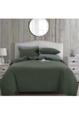 Livia Duvet Cover Livia Nature Army Green King w/Pillow Cases