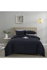 Livia Duvet Cover Livia Nature Black Dbl / Queen w/Pillow Cases