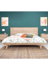 LH Imports LH Gia 2 Drawer Nightstand Driftwood GIA002