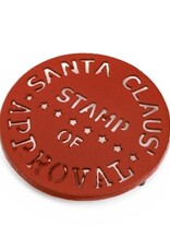 Xmas ADV Trivet Santa Stamp Cast Iron 3690005