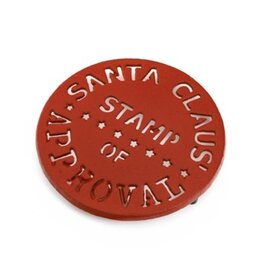 Xmas ADV Trivet Santa Stamp Cast Iron 3690005