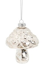 Xmas ADV Ornament Mushroom Mercury Glass 3810964