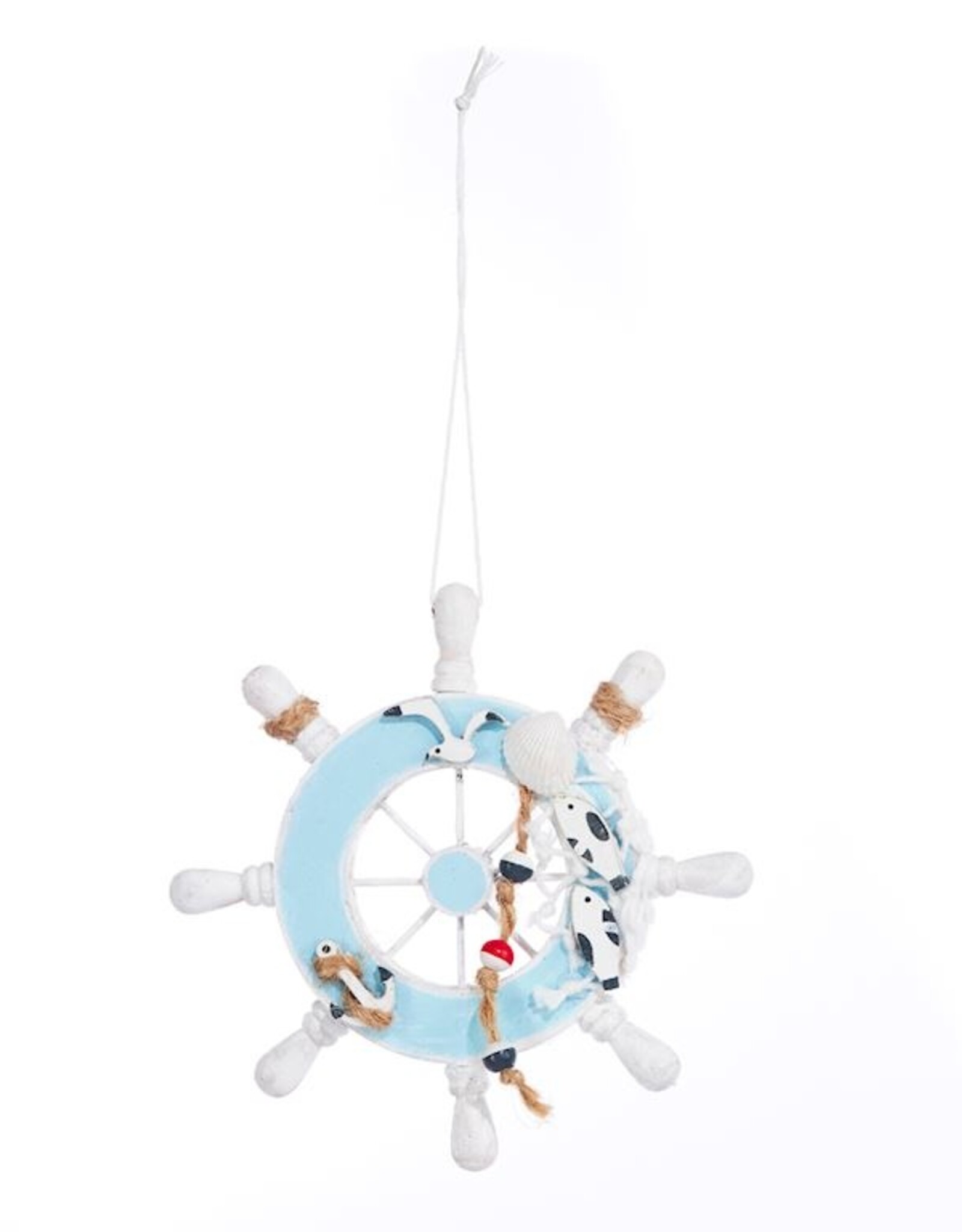 Xmas Giftcraft Ornament Ship Wheel 645203