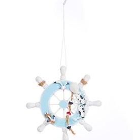 Xmas Giftcraft Ornament Ship Wheel 645203