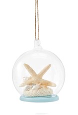 Xmas Giftcraft Ornament Glass Dome Starfish 645199