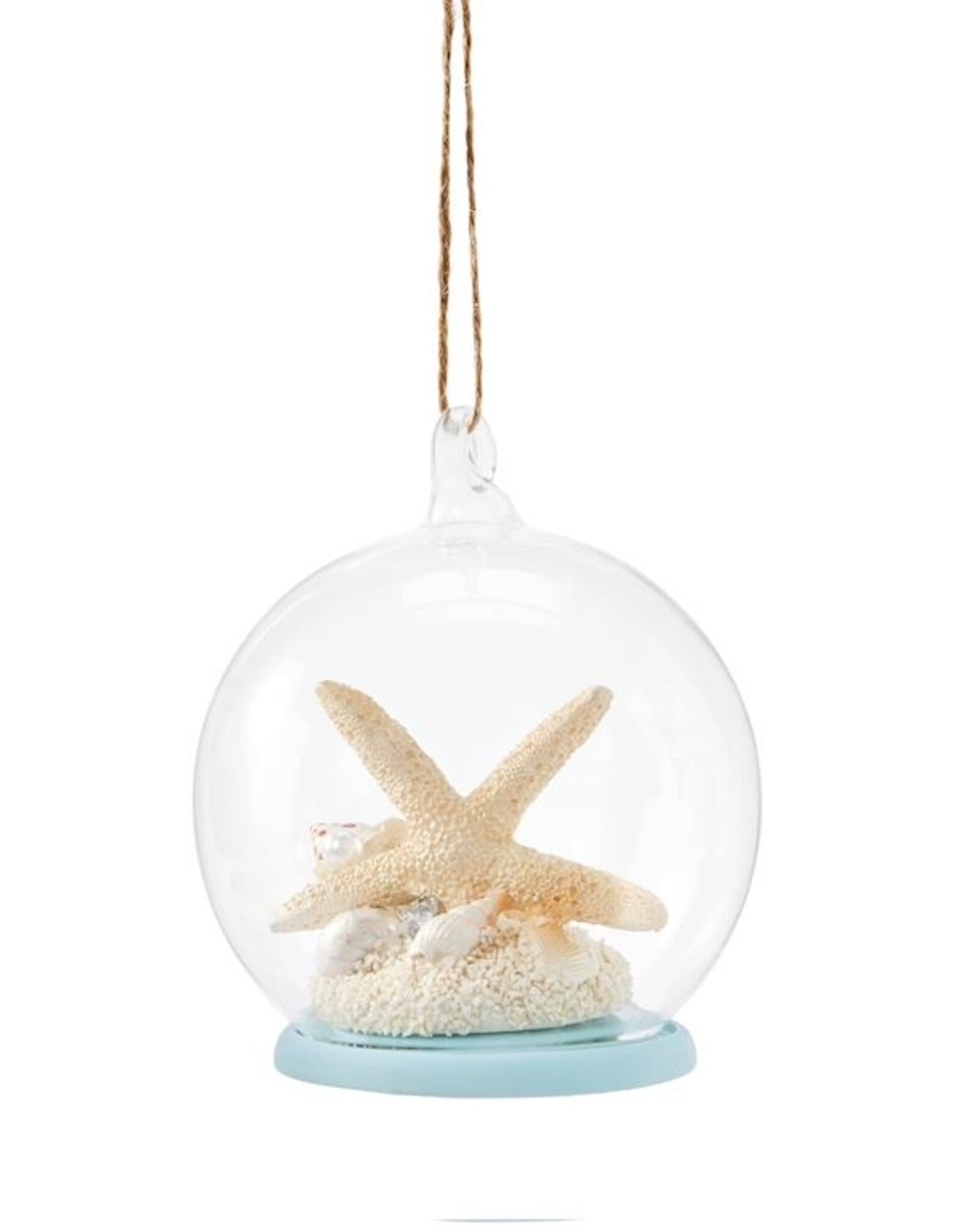 Xmas Giftcraft Ornament Glass Dome Starfish 645199