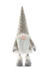 Xmas Giftcraft Standing Gnome Grey 646580