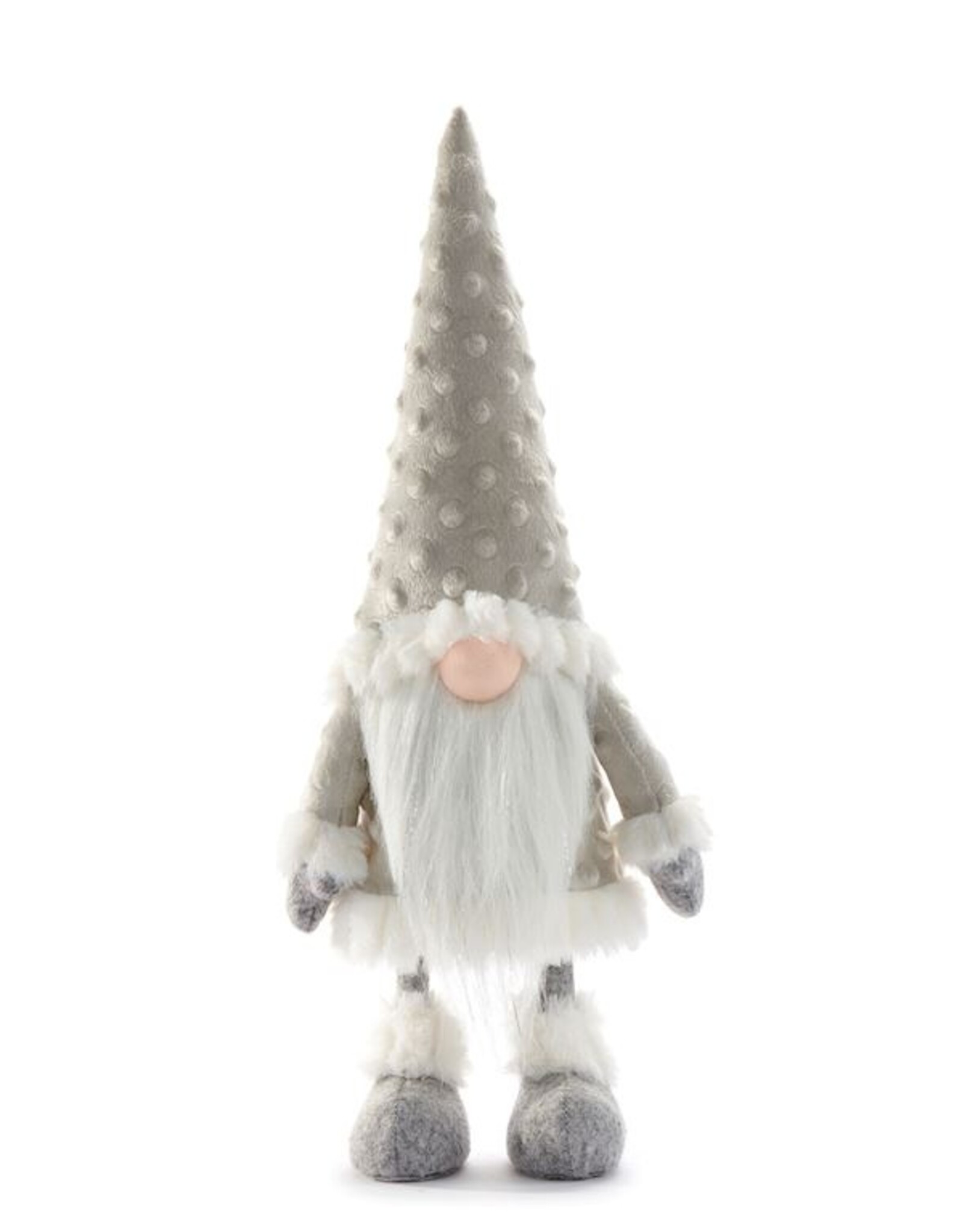 Xmas Giftcraft Standing Gnome Grey 646580