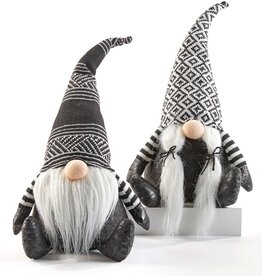 Xmas Giftcraft Gnome Black w/Beard 666887