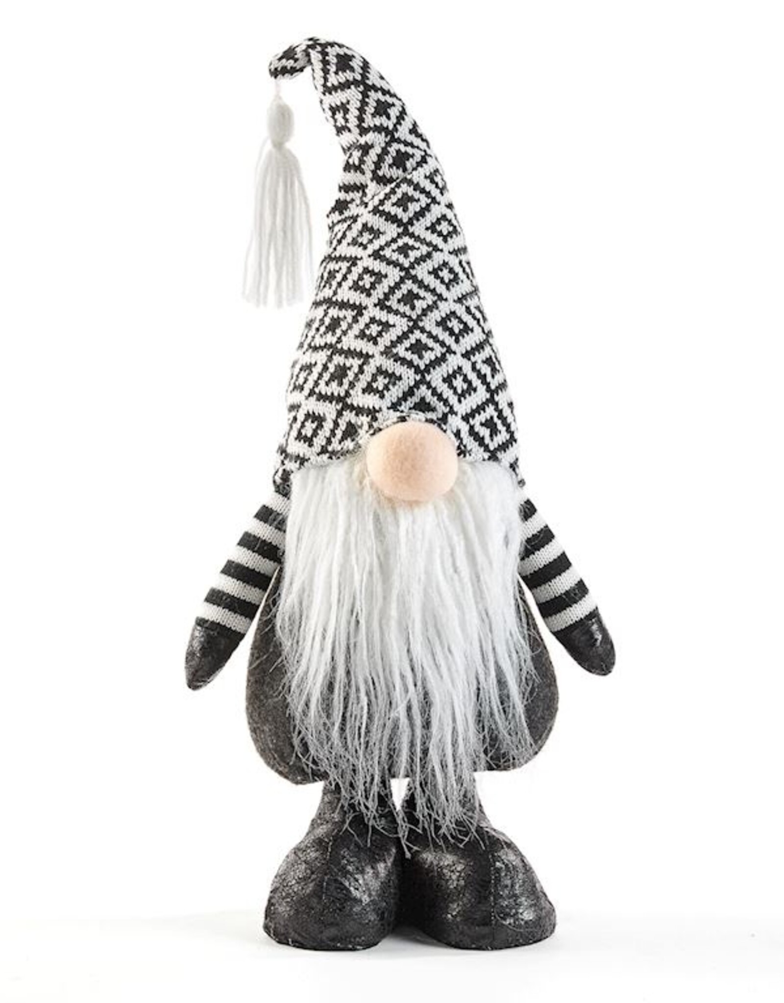 Xmas Giftcraft Gnome Black&White 666886