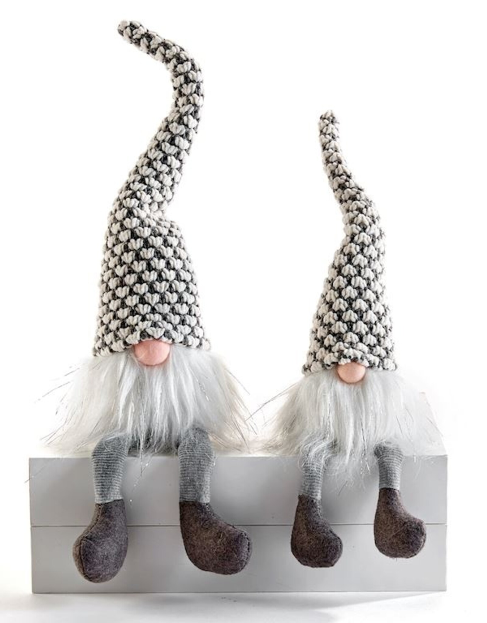 Xmas Giftcraft Gnome w/Grey Hat Small 666891