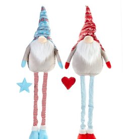 Xmas Giftcraft Standing Gnome w/Extendable Legs 682754