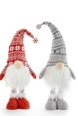 Xmas Giftcraft LED Gnome Standing/Sitting Grey 683970