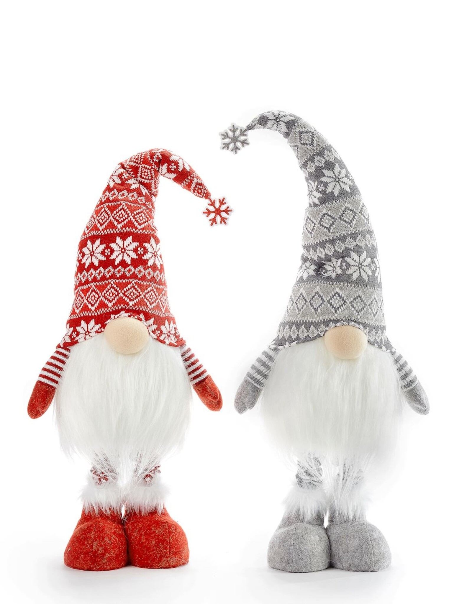 Xmas Giftcraft LED Gnome Standing/Sitting Grey 683970