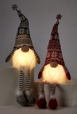 Xmas Giftcraft LED Gnome Shelf Sitter Grey 683972