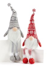 Xmas Giftcraft LED Gnome Shelf Sitter Grey 683972
