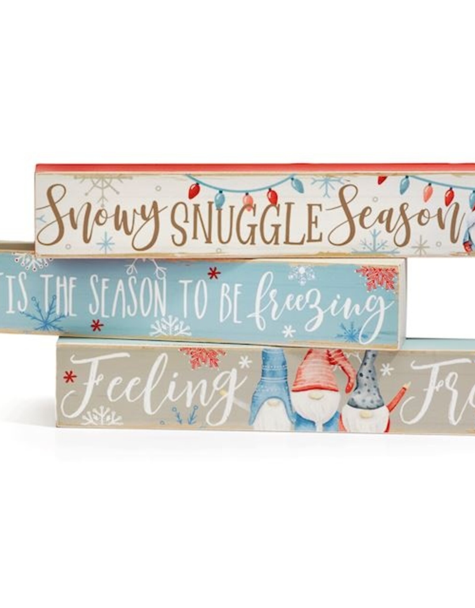 Xmas Giftcraft Sign w/Sentiment Asst. 682708
