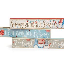 Xmas Giftcraft Sign w/Sentiment Asst. 682708