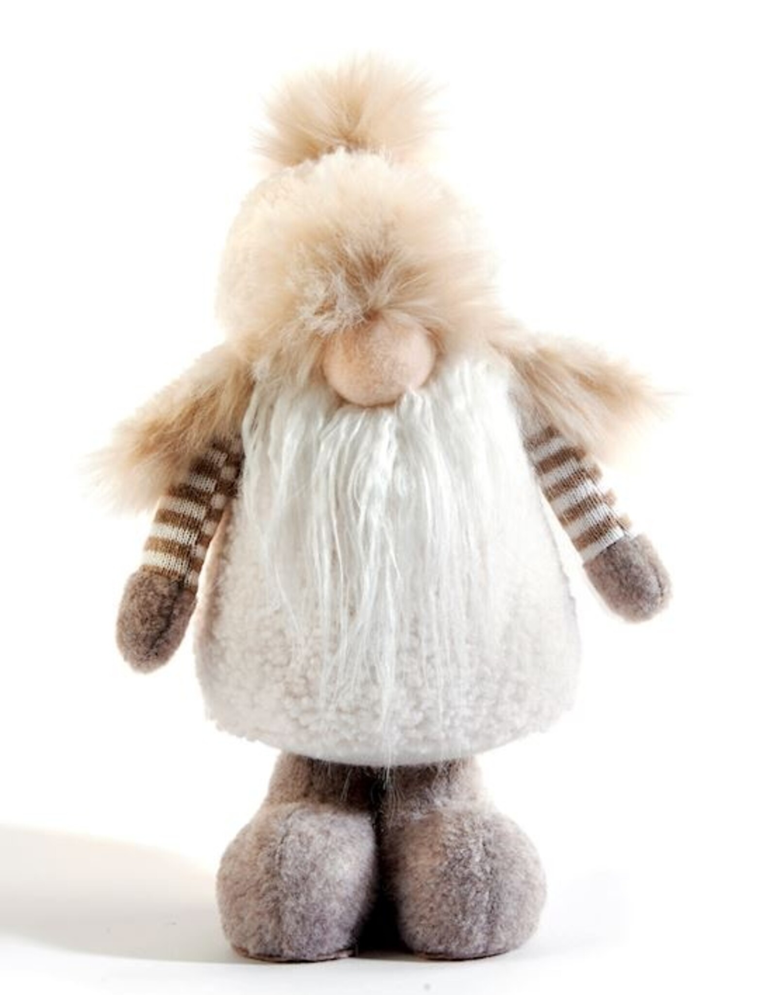 Xmas Giftcraft Standing Gnome Fur Hat 641139