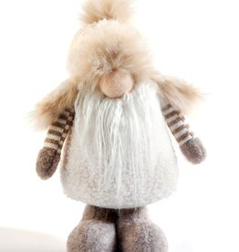 Xmas Giftcraft Standing Gnome Fur Hat 641139