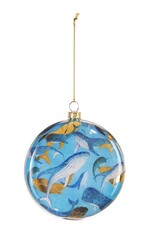 Xmas Giftcraft Ornament Disk Whales 645218