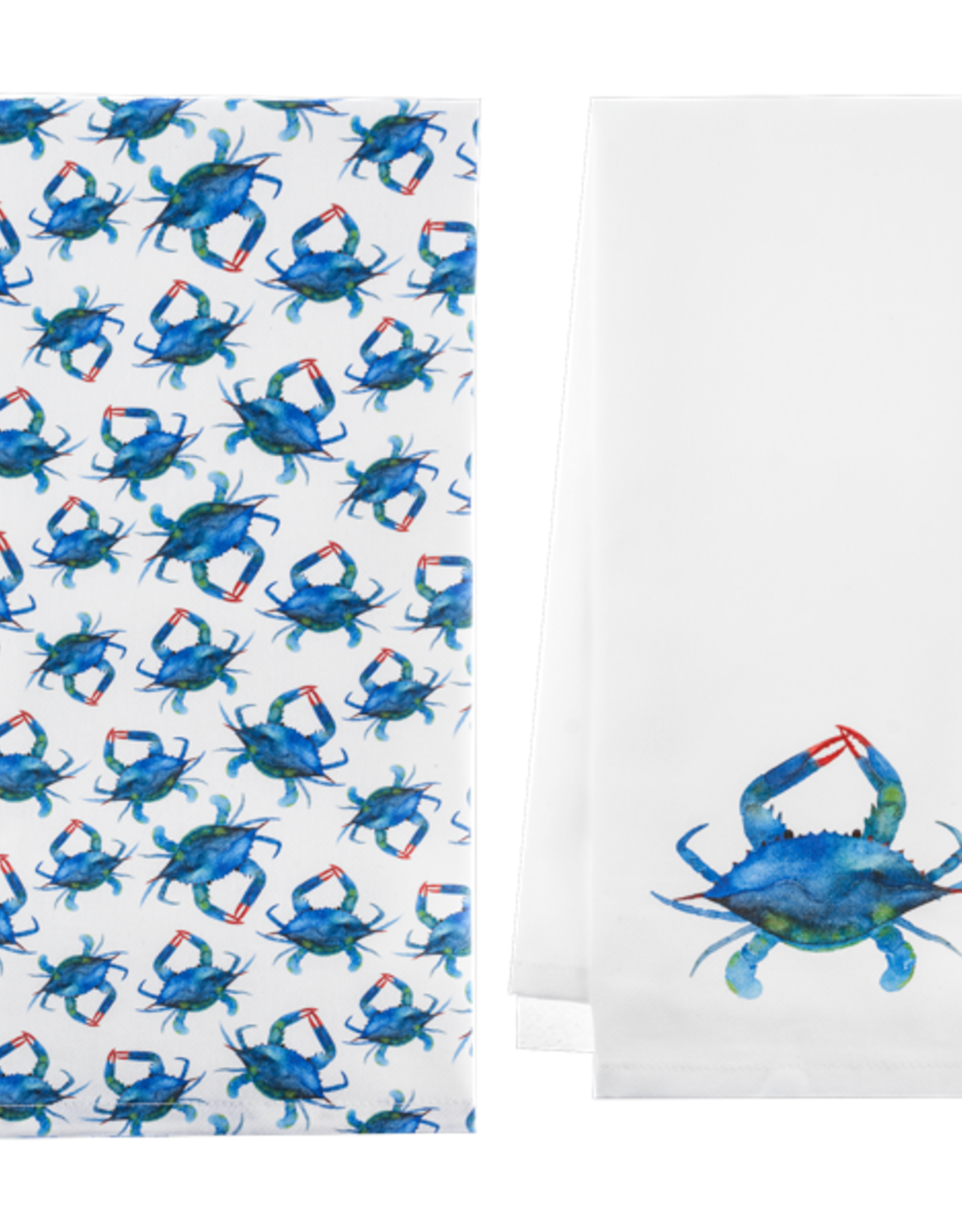 Tea Towel Ganz Blue Crab CB187066 - 2